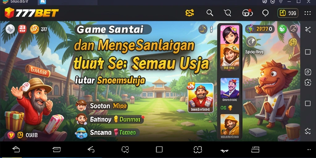Screenshot gameplay 777BET yang menampilkan keseruan bermain.