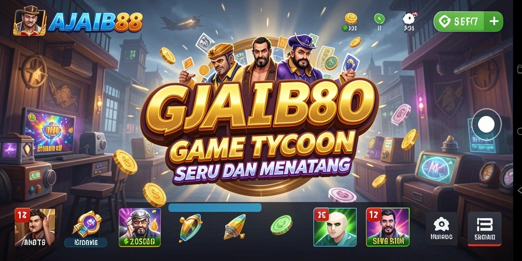 Tampilan gameplay seru AJAIB88 yang memperlihatkan strategi Tycoon.