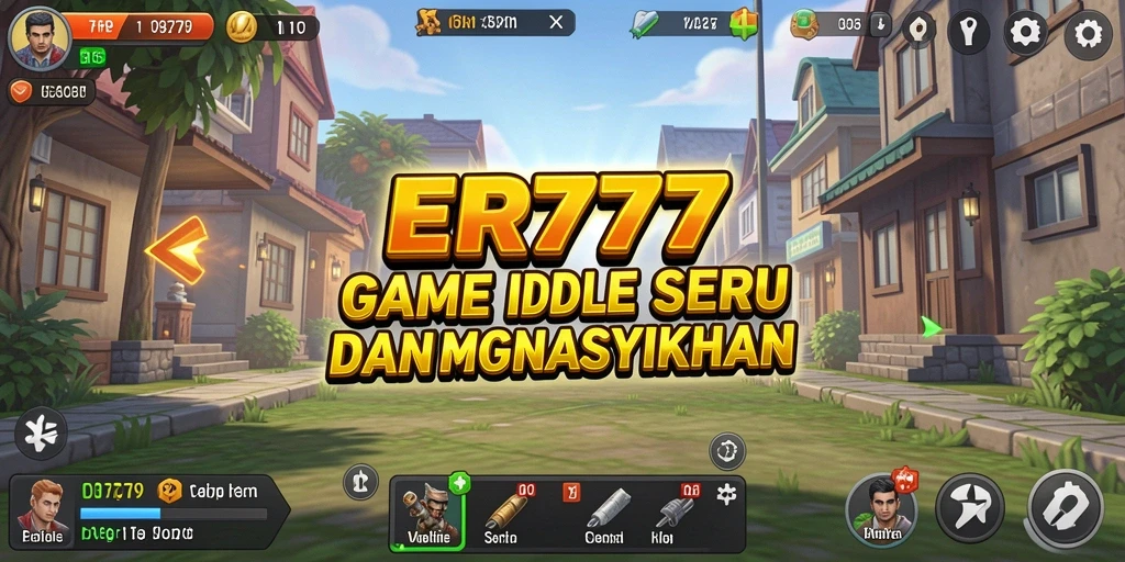 Screenshot ER777 menampilkan gameplay seru dan strategi Idle.