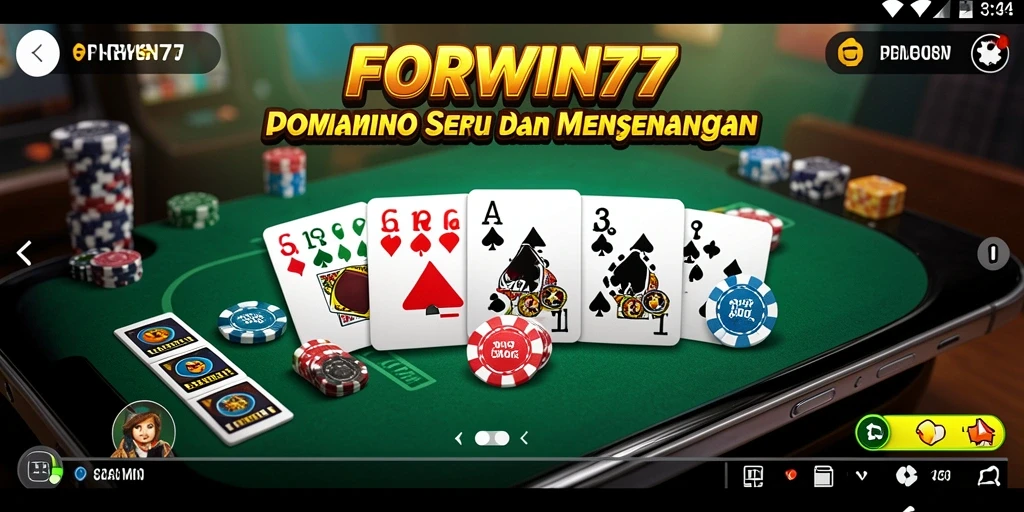 Tampilan gameplay FORWIN77 yang menarik dan interaktif.