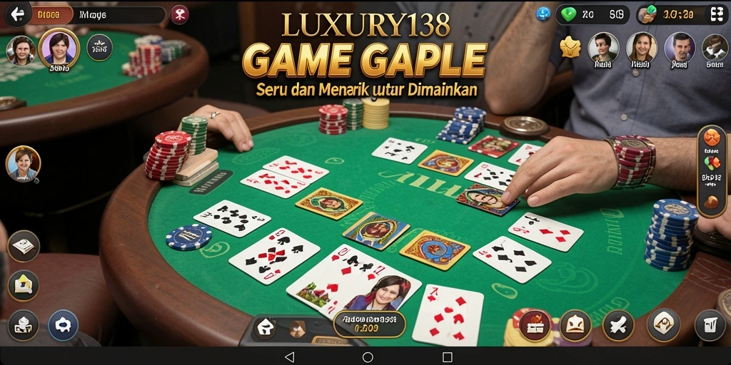 Screenshot gameplay LUXURY138 yang menarik dan seru.