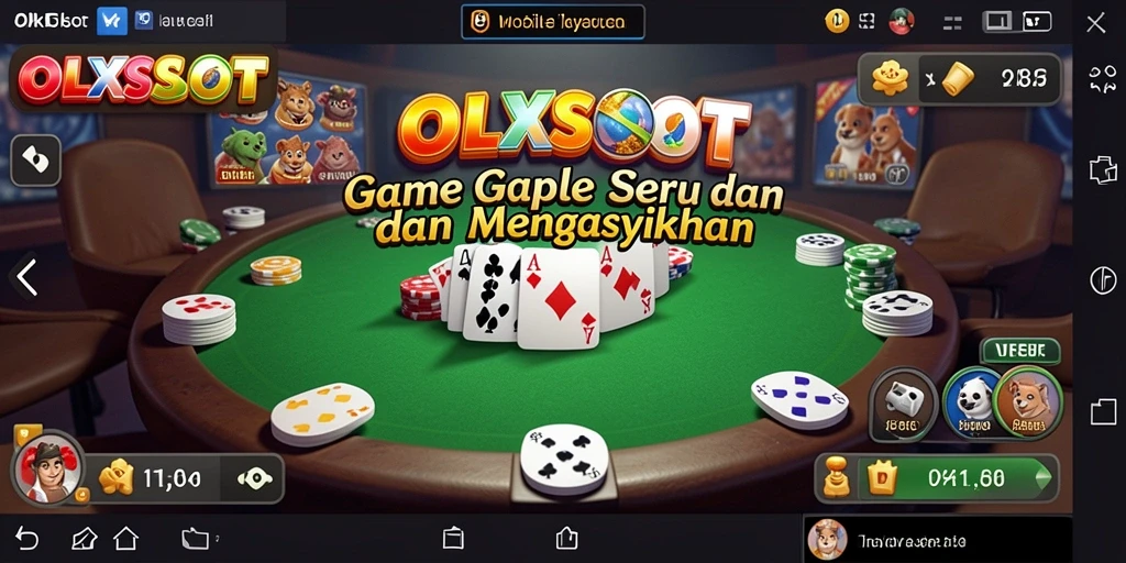 Gambaran menarik gameplay OLXSLOT yang menyajikan permainan Gaple.