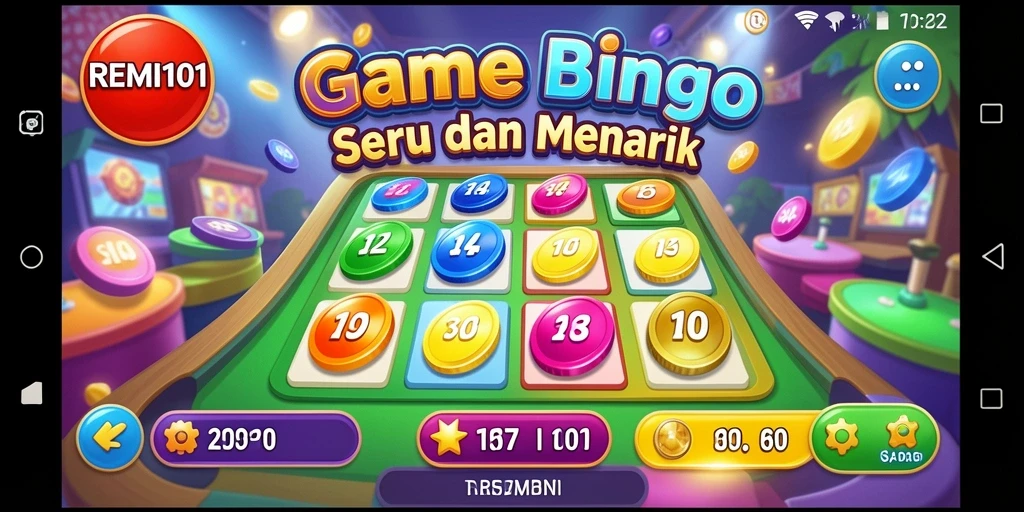 Screenshot memperlihatkan gameplay seru dalam Bingo.