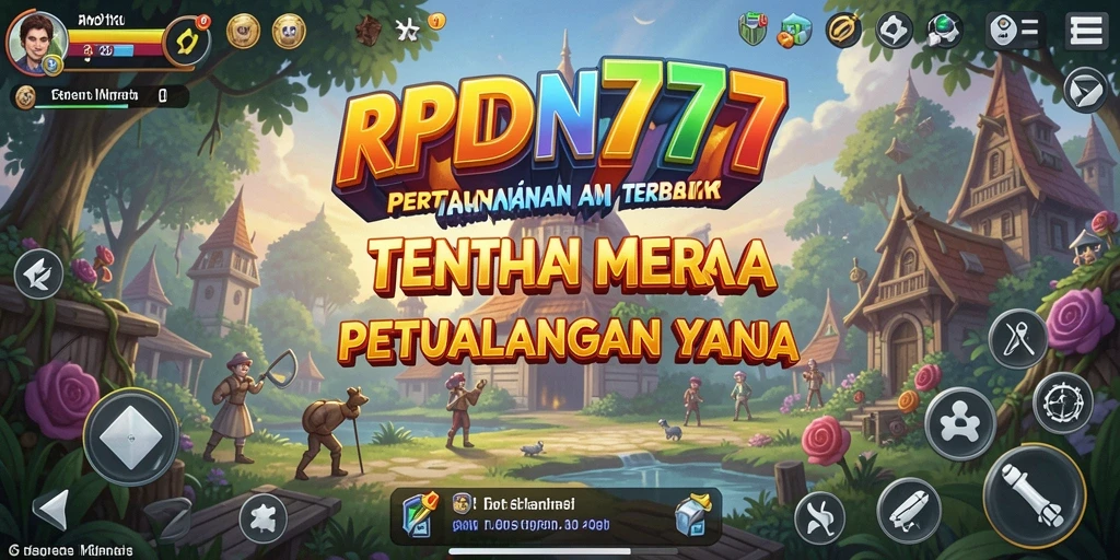 Tangkapan layar utama RPIDN777 menampilkan aksi seru dalam gameplay Tower Defense.