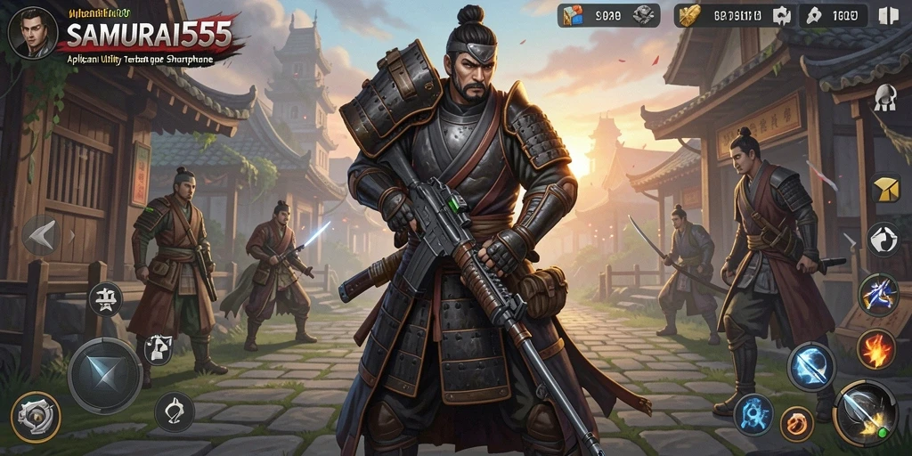 Tampilan antarmuka SAMURAI555 yang intuitif dan mudah digunakan.