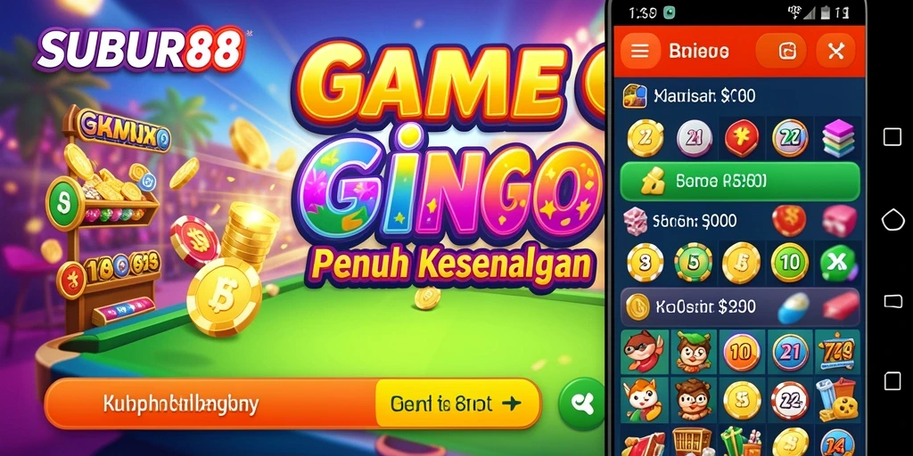 Tampilan gameplay SUBUR88 yang seru dan interaktif dalam bermain Bingo.